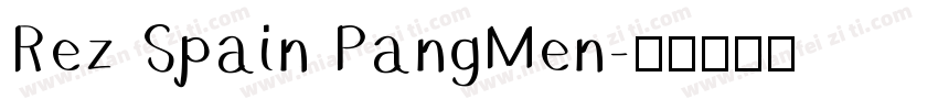Rez Spain PangMen字体转换